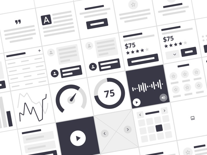 Blocks Wireframe Kit