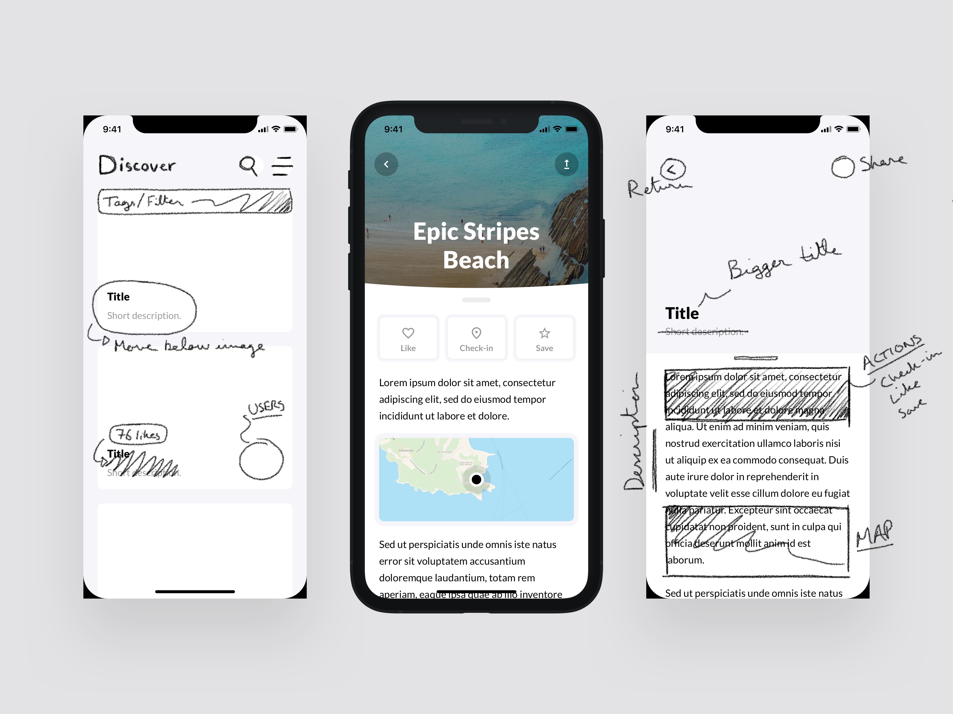 From Wireframe to Concept Design in Sketch