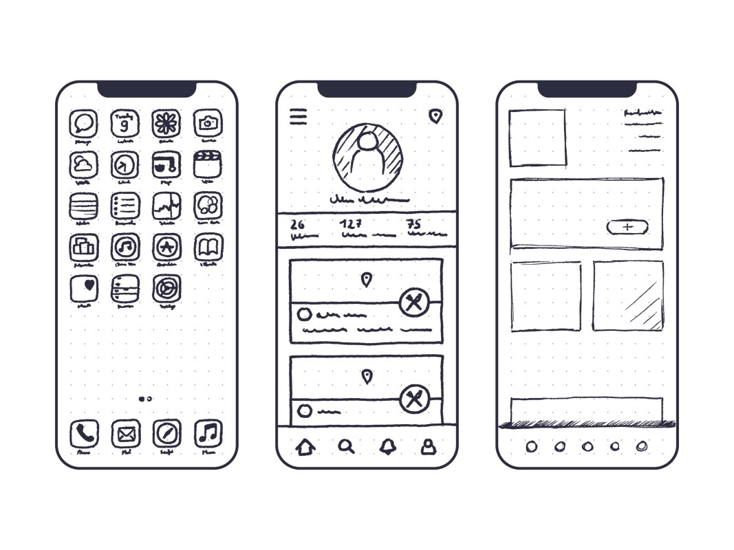 Printable Wireframe Templates