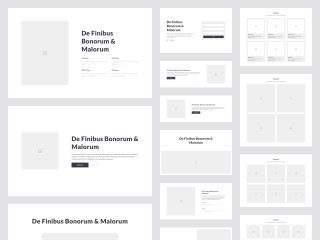 Web Wireframe Kit - UI/UX Assets