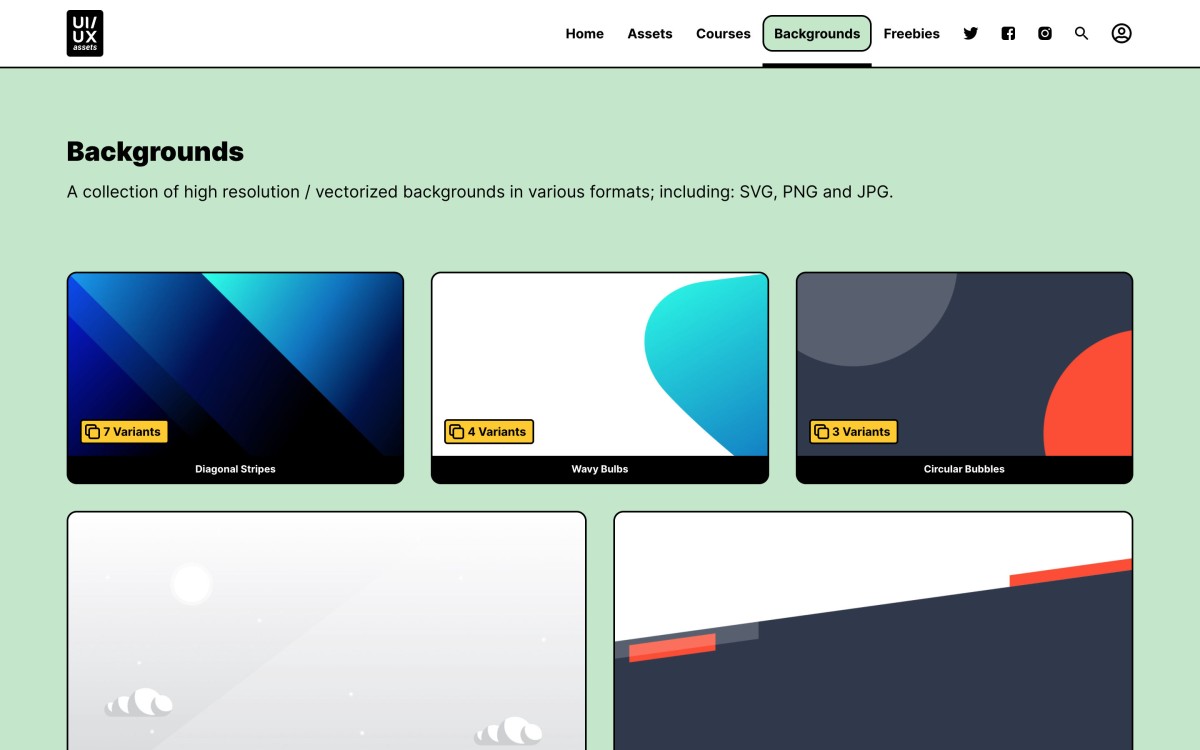 Backgrounds - UI/UX Assets
