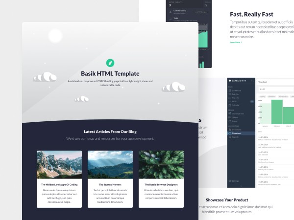 Basik HTML Template