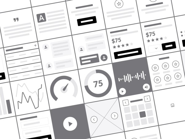 Blocks Wireframe Kit