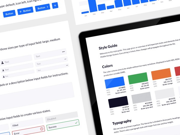 Complete redesign of UI Design System