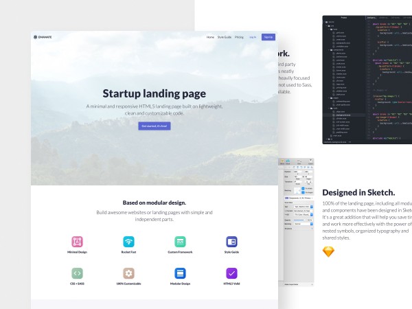Emanate HTML Template