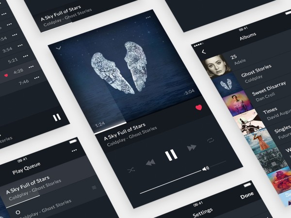 Music Player UI Kit