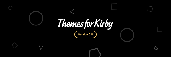Themes for Kirby update 3.0.0