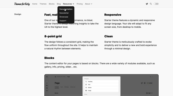 Themes for Kirby update 4.0.0
