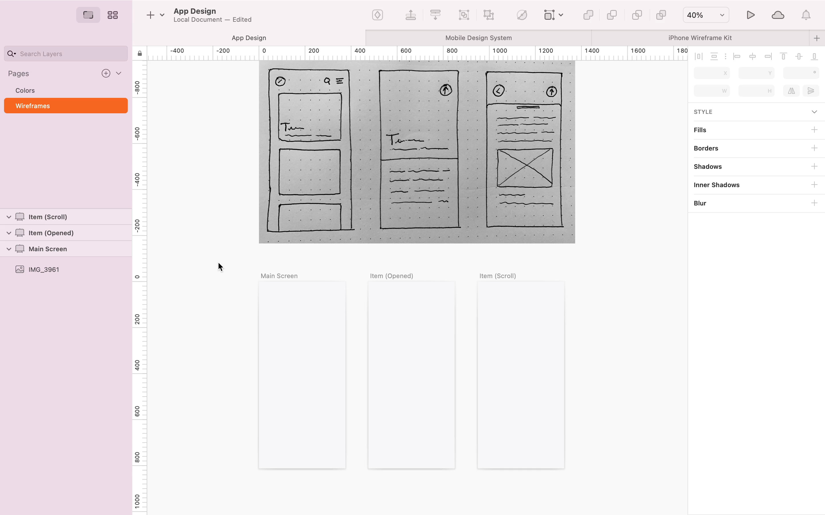 Preparing the Document