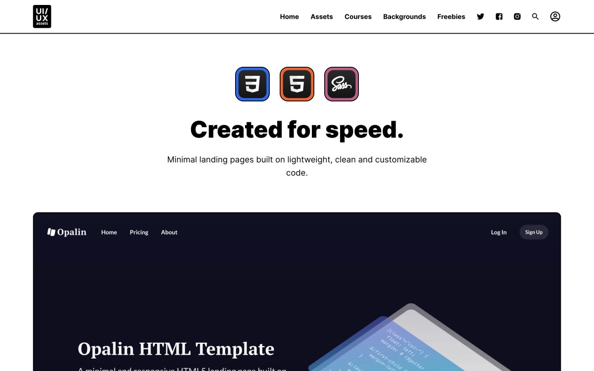 HTML Templates - UI/UX Assets